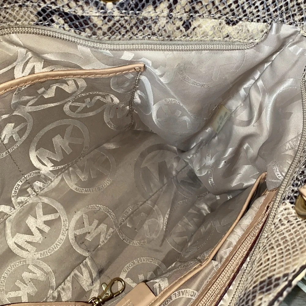 Michael Kors Snakeskin Shoulder Bag